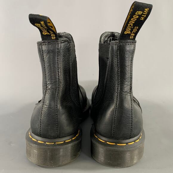 DR. MARTENS Size 11 Black Leather Boots main image 6